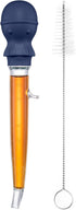 U-Taste 1.5oz Angled Turkey Baster - 228.2ºF Heat Resistant Food Grade Tritan and Silicone Large Octopus Bulb Baster Set with Cleaning Brush for C...